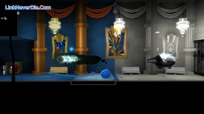 Hình ảnh trong game de Blob 2 (screenshot)