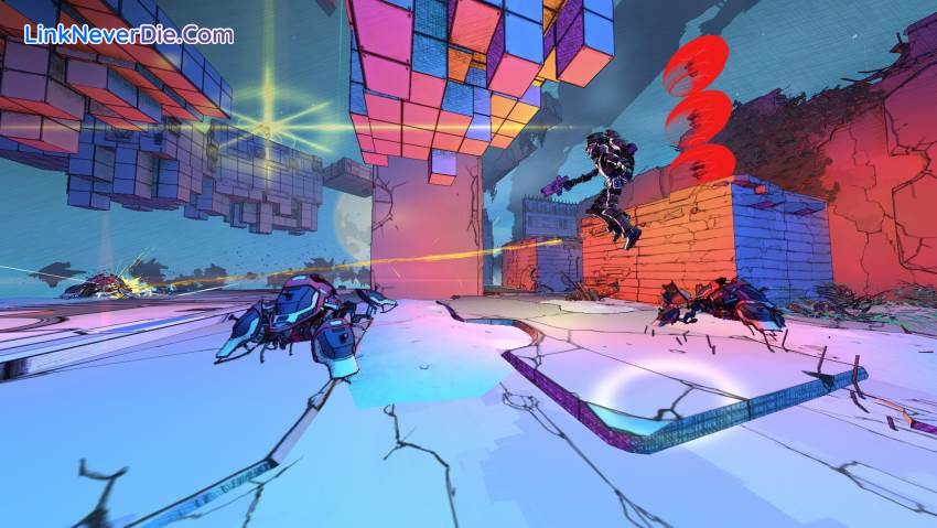 Hình ảnh trong game Super Cloudbuilt (screenshot)