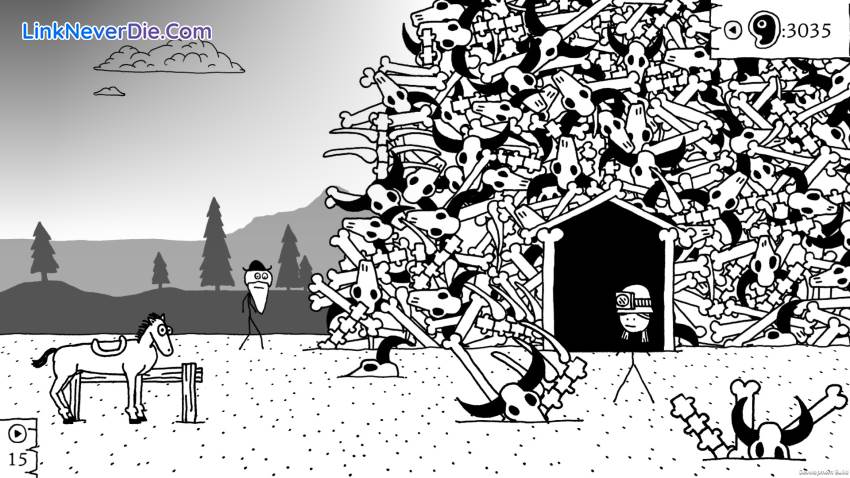 Hình ảnh trong game West of Loathing (screenshot)