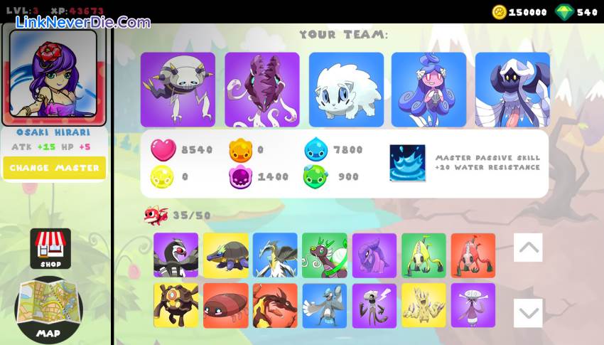 Hình ảnh trong game Cute Monsters Battle Arena (screenshot)