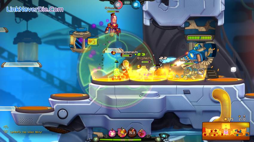 Hình ảnh trong game Awesomenauts (screenshot)