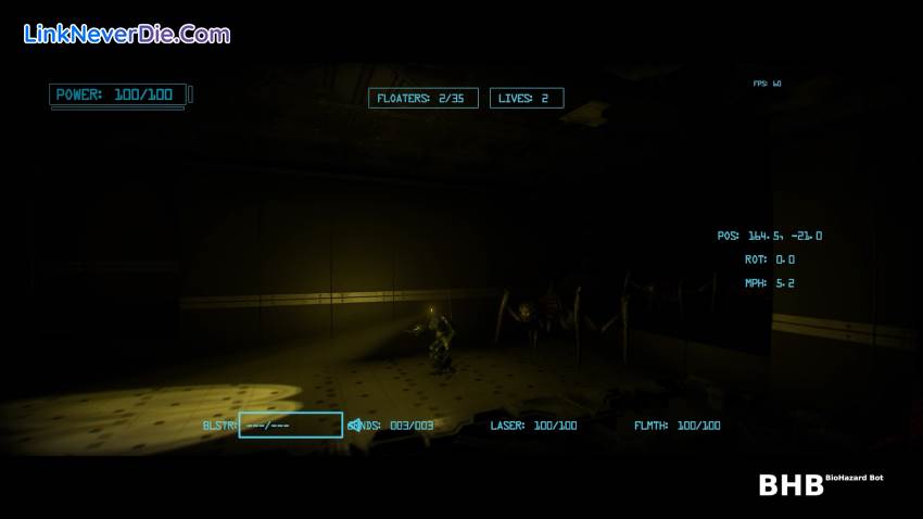 Hình ảnh trong game BHB: BioHazard Bot (screenshot)