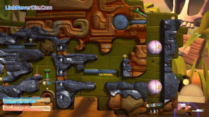 Hình ảnh trong game Worms Clan Wars (screenshot)