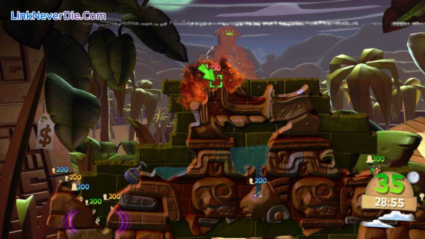 Hình ảnh trong game Worms Clan Wars (screenshot)