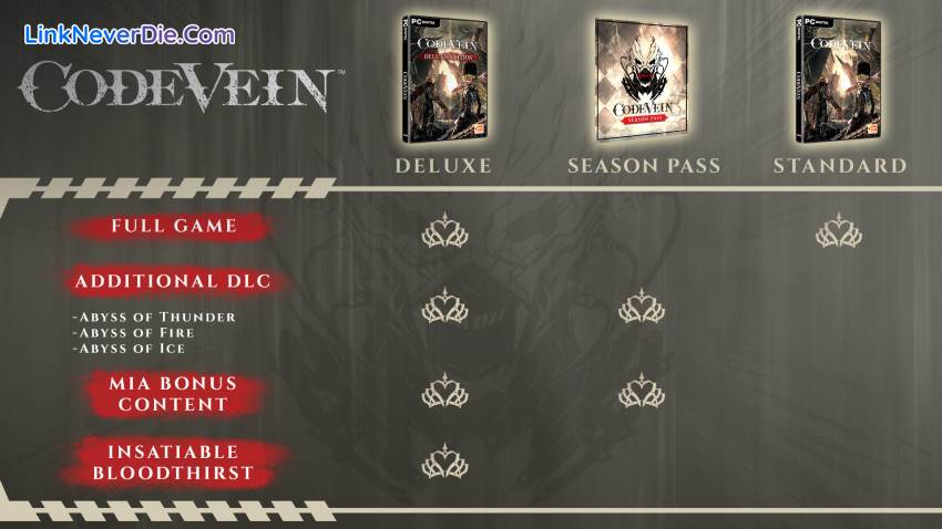 Hình ảnh trong game Code Vein (screenshot) Hình ảnh trong game Code Vein (screenshot)