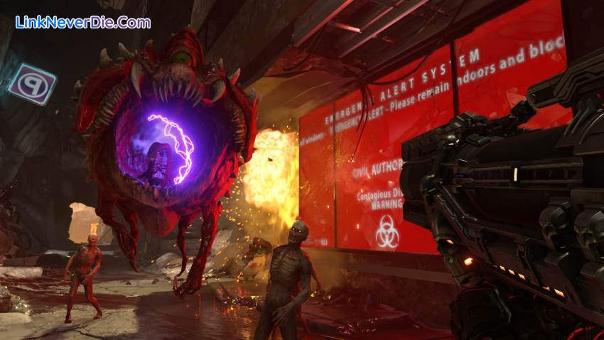 Hình ảnh trong game DOOM Eternal (screenshot)