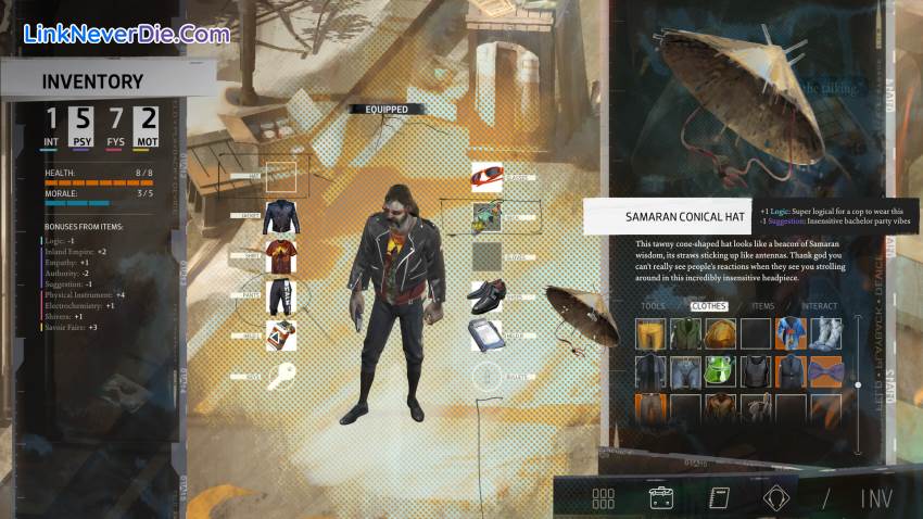 Hình ảnh trong game Disco Elysium (screenshot)