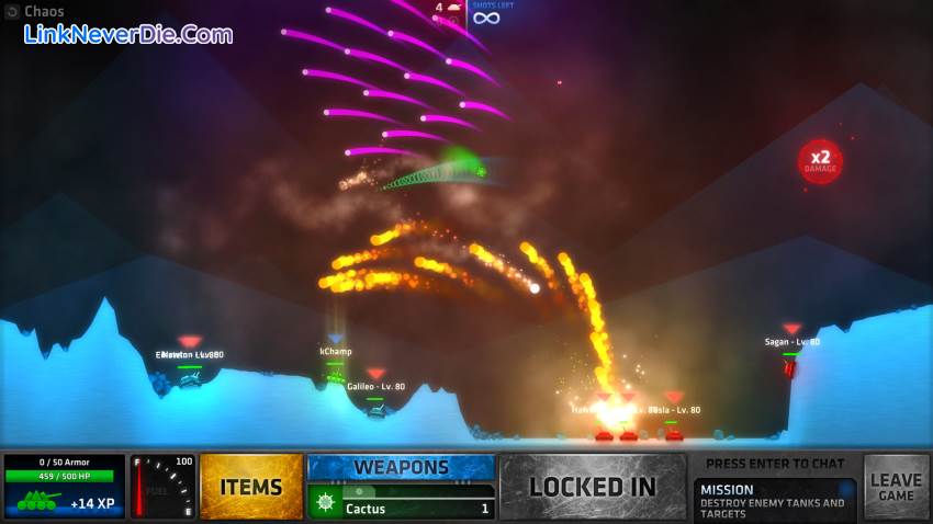 Hình ảnh trong game ShellShock Live (screenshot)