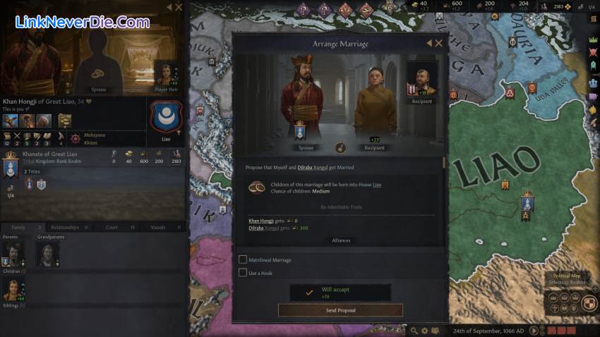 Hình ảnh trong game Crusader Kings III (screenshot)