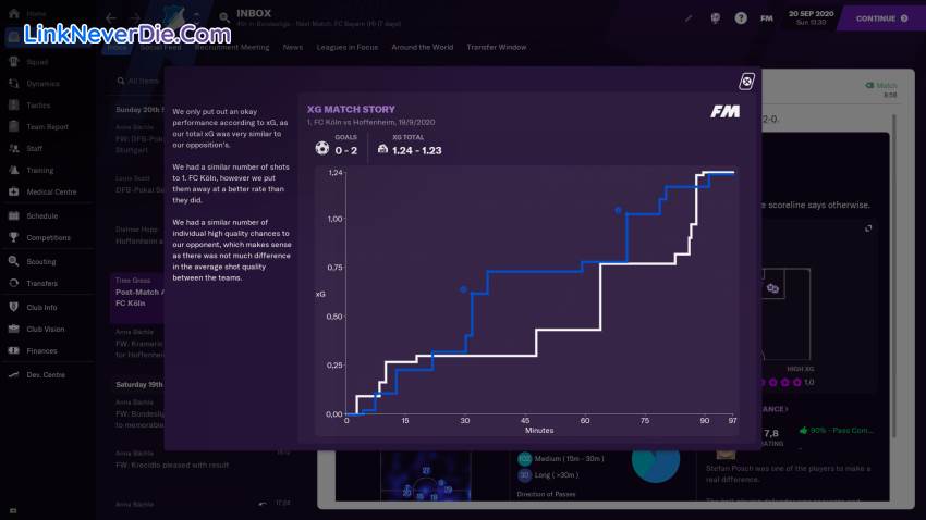 Hình ảnh trong game Football Manager 2021 (screenshot) Hình ảnh trong game Football Manager 2021 (screenshot)