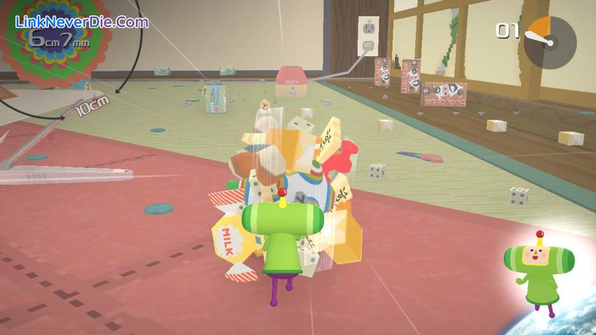 Hình ảnh trong game Katamari Damacy REROLL (screenshot)