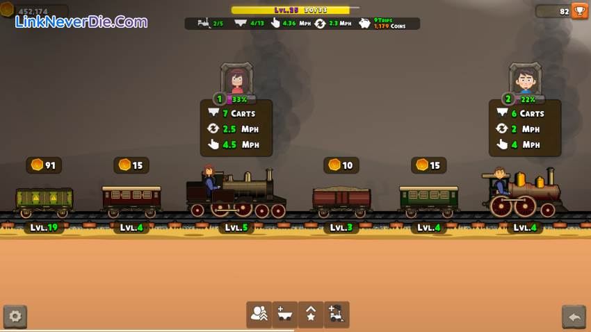 Hình ảnh trong game TrainClicker Idle Evolution (screenshot)