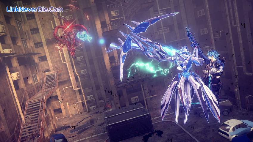 Hình ảnh trong game Astral Chain (screenshot)