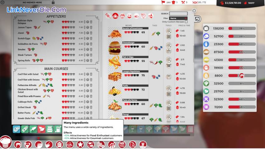 Hình ảnh trong game Chef: A Restaurant Tycoon Game (screenshot)