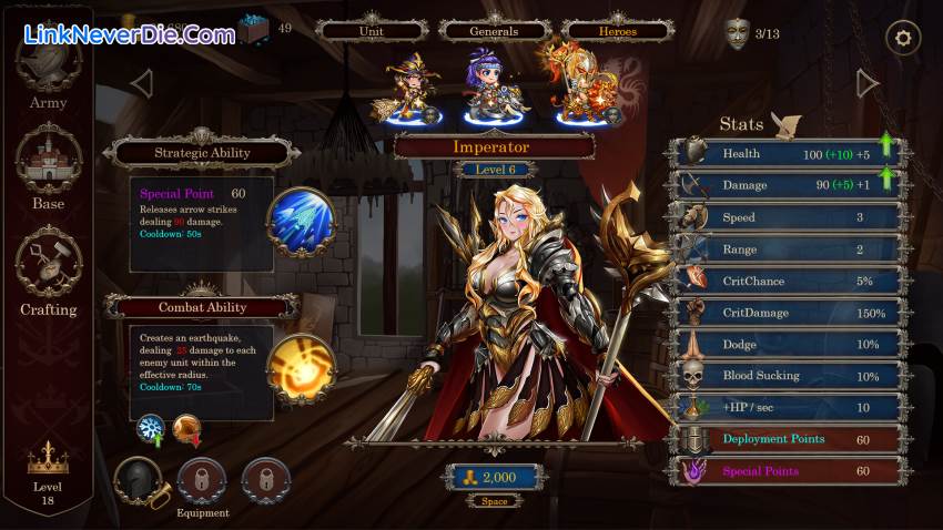 Hình ảnh trong game Love n War: Hero by Chance II (screenshot)