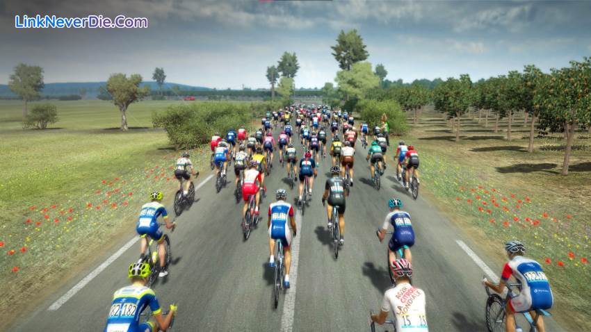 Hình ảnh trong game Tour de France 2021 (screenshot)