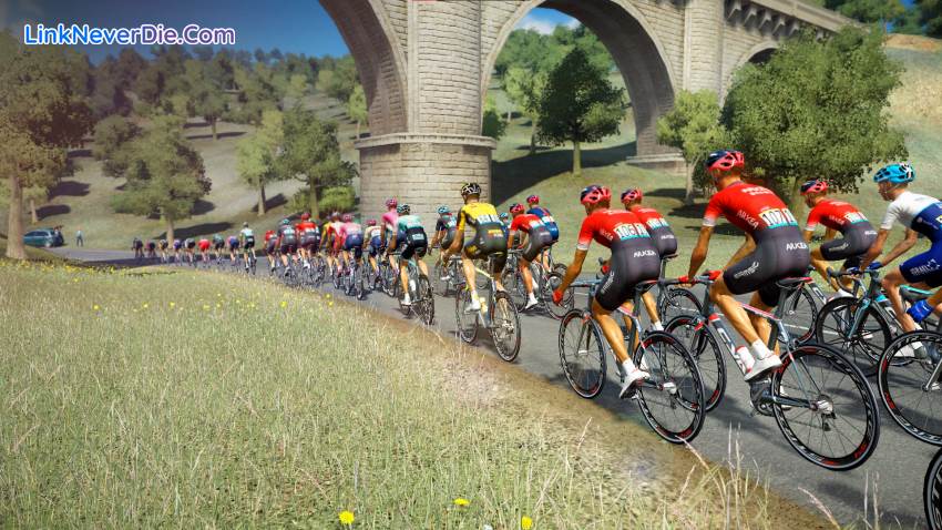 Hình ảnh trong game Tour de France 2021 (screenshot)