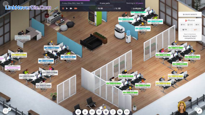 Hình ảnh trong game Startup Company (screenshot)