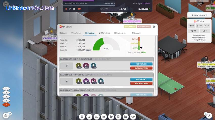 Hình ảnh trong game Startup Company (screenshot)