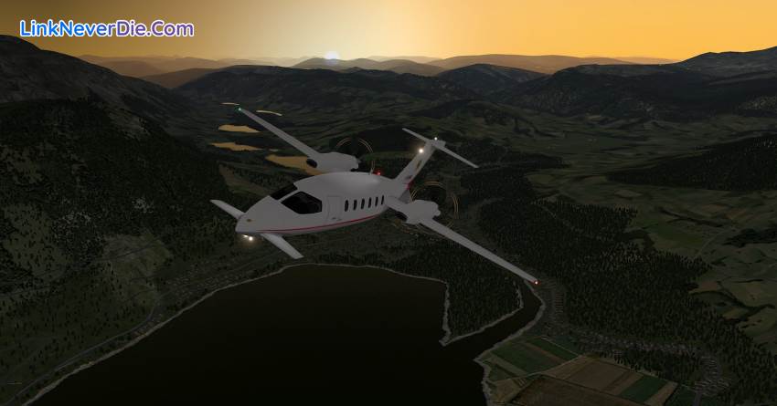 Hình ảnh trong game X-Plane 10 (screenshot)