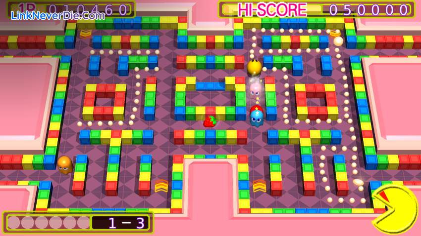 Hình ảnh trong game PAC-MAN MUSEUM+ (screenshot)