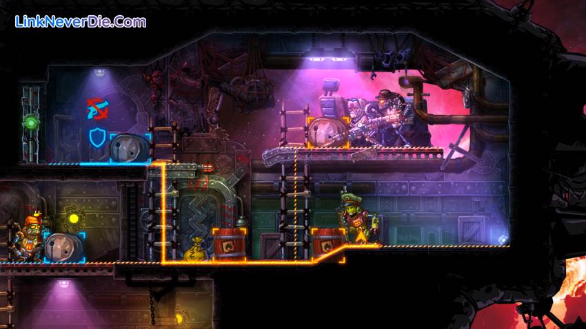 Hình ảnh trong game SteamWorld Heist (screenshot)