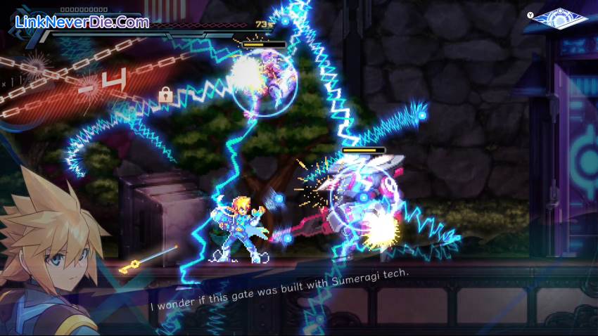 Hình ảnh trong game Azure Striker GUNVOLT 3 (screenshot)