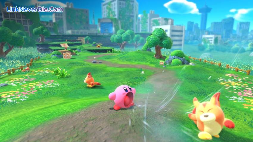 Hình ảnh trong game Kirby and the Forgotten Land (screenshot)