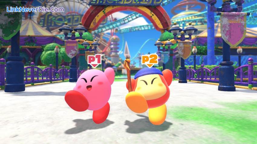 Hình ảnh trong game Kirby and the Forgotten Land (screenshot)