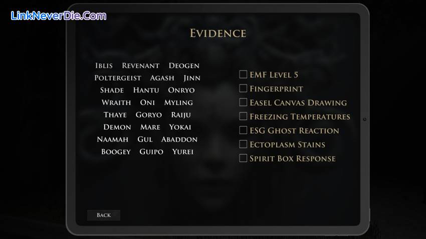 Hình ảnh trong game Demonologist (screenshot)