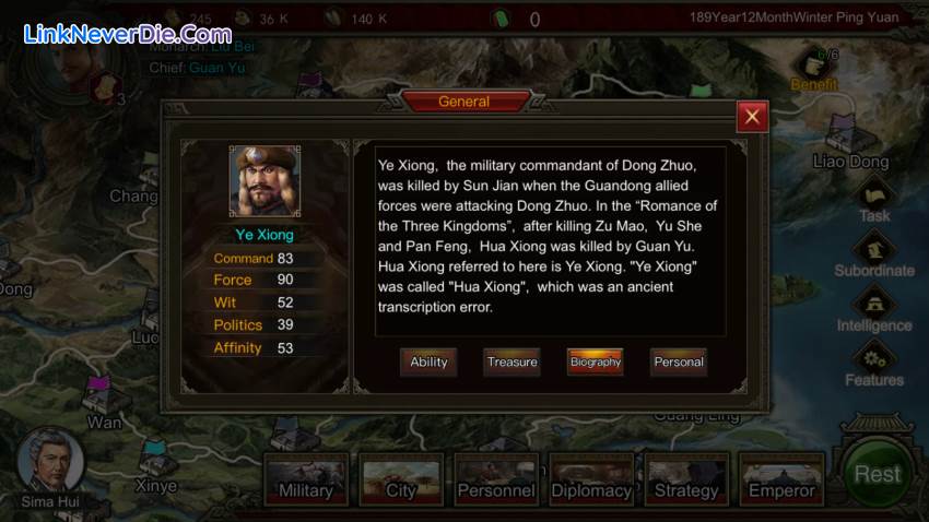 Hình ảnh trong game Rise Of Three Kingdoms (screenshot) Hình ảnh trong game Rise Of Three Kingdoms (screenshot)