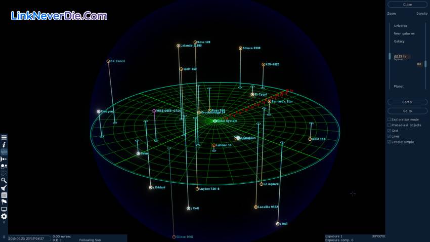 Hình ảnh trong game SpaceEngine (screenshot)