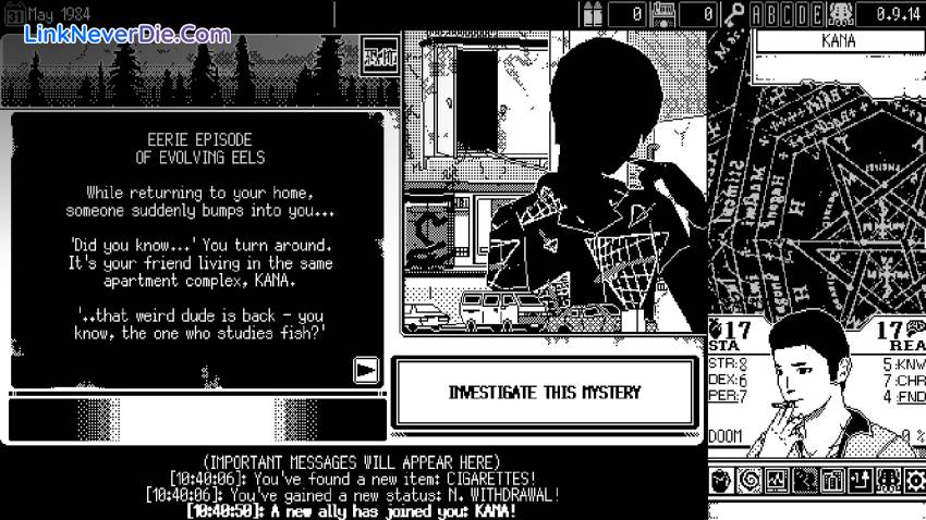 Hình ảnh trong game WORLD OF HORROR (screenshot) Hình ảnh trong game WORLD OF HORROR (screenshot)