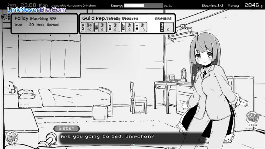 Hình ảnh trong game Living With Sister: Monochrome Fantasy (screenshot)