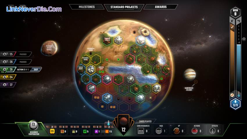 Hình ảnh trong game Terraforming Mars (screenshot)