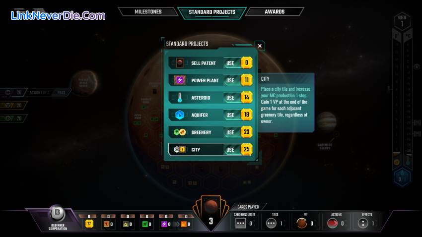 Hình ảnh trong game Terraforming Mars (screenshot) Hình ảnh trong game Terraforming Mars (screenshot)