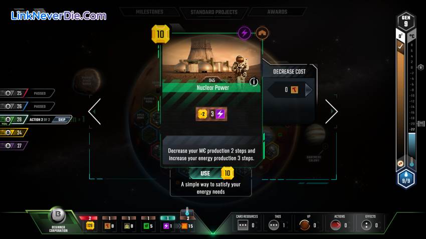 Hình ảnh trong game Terraforming Mars (screenshot) Hình ảnh trong game Terraforming Mars (screenshot)