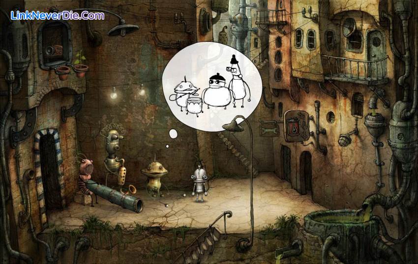 Hình ảnh trong game Machinarium (screenshot)