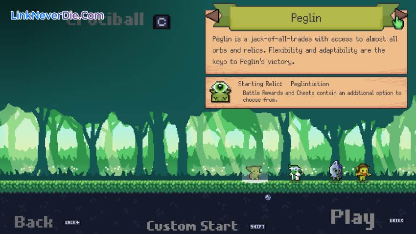 Hình ảnh trong game Peglin (screenshot) Hình ảnh trong game Peglin (screenshot)