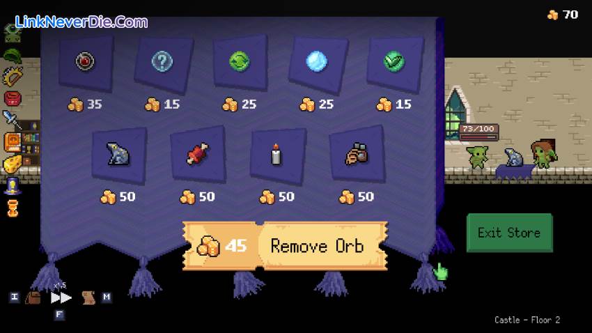 Hình ảnh trong game Peglin (screenshot) Hình ảnh trong game Peglin (screenshot)