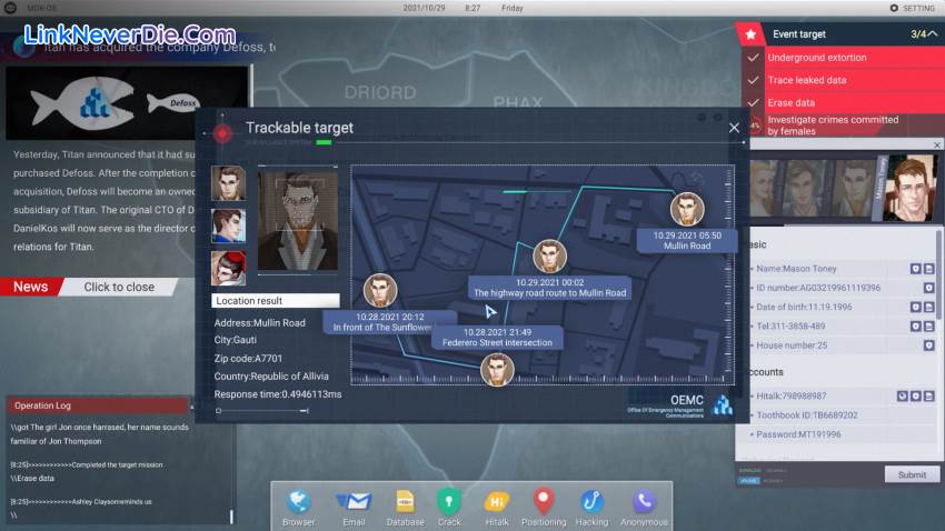 Hình ảnh trong game Cyber Manhunt (screenshot) Hình ảnh trong game Cyber Manhunt (screenshot)