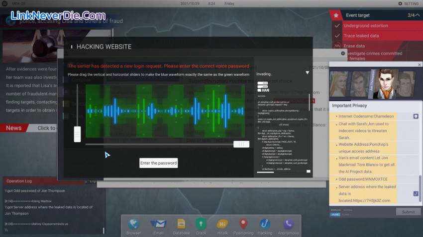 Hình ảnh trong game Cyber Manhunt (screenshot) Hình ảnh trong game Cyber Manhunt (screenshot)