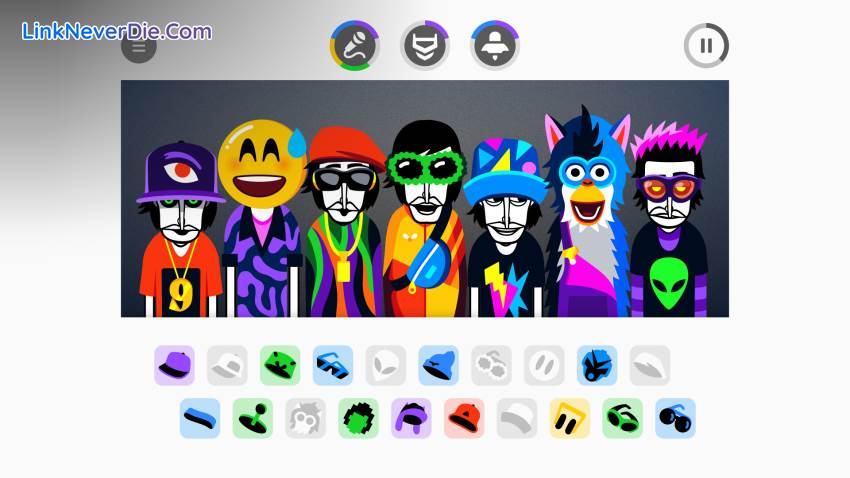 Hình ảnh trong game Incredibox (screenshot) Hình ảnh trong game Incredibox (screenshot)