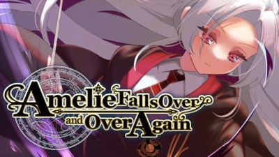 Amelie falls over and over again