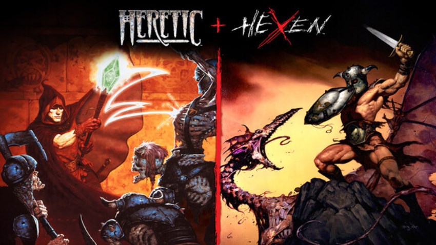 Heretic + Hexen cover Heretic + Hexen cover